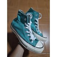 ราคา Converse All Star หุ้มข้อสีเขียว ไซร้ 38/24.5 มือสองของแท้(ใหม่มากเทียบมือ1) (47556889244)