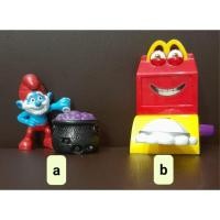 ราคา HAPPY MEAL MCDONALDS PAPA SMURF และ PIE FACE MCD ของเล่น (43826795750)