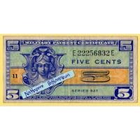 ราคา ธนบัตร USA 5 Cent Military Payment Certificate ปี 1954 (25873899556)
