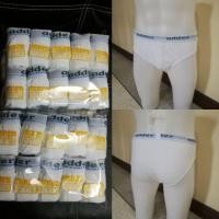 ราคา กางเกงในชาย adder แอดเดอร์ สีขาว แพ็ค10ตัว หัวเทป (F,L,XL) (3940750074)