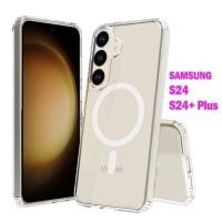ราคา เคสชาร์จไร้สาย Samsung Galaxy S24 / S24+ Plus / S24Plus / S24+ เคสแม่เหล็กชาร์จไร้สาย Magnetic case Samsung S24Plus (55404751566)