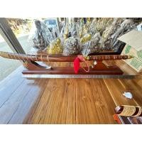 ราคา ดาบเหล็กน้ำพี้ใบมีดยาว29นิ้วพร้อมแท่นลอง (28052852540)