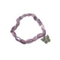 ราคา TANITTgemsกำไลข้อมือหินอะเมทิสต์แท้ประดับผีเสื้อ (1285076891)