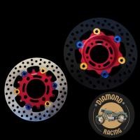 ราคา จานแต่ง จานสีเเดง จานรถมอเตอร์ไซค์ จานหน้า-หลัง โนวา เทน่า โซนิค (56503846394)