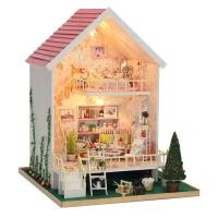 ราคา DIY โมเดลบ้านตุ๊กตา บ้านหลังใหญ่ 2ชั้น สีชมพู (986621069)