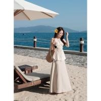 ราคา (ภาพเดิม) kate กระโปรงสีน้ําตาลสีเบจทรงเอ (26184388881)