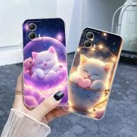 ราคา แมวน่ารักสําหรับ Moto G73 G45 G85 5G G53 กรณีสุนัขซิลิโคนนุ่ม Clear ป้องกันสําหรับ Motorola Moto G13 G23 ผีเสื้อดอกไม้คริสตัลหินอ่อนกันกระแทกโปร่งใสเคสโทรศัพท์ (27373652322)