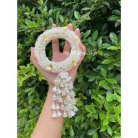 ราคา ส่งฟรี พวงมาลัยไหว้แม่ วันแม่ ไหว้พระ ถวายพระ คล้องพระ ของรับไหว้ สายมู (25883741191)