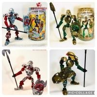 ราคา LEGO BIONICLE AUTHENTIC TH MA SG - BIONICLE ASSEMBLY TOY - 8762 - 8763 Toa Norik & Iruini (48006139103)