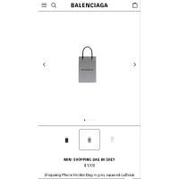 ราคา Balenciaga Mini Shopping Bag in Grey (25839718998)