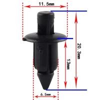 ราคา 100 Pcs Brand New Fairing Fender Rivet Clips For Yamaha YZF R1 R3 R6 MT07 MT09 RoadStar XV1600 XV17 (56256585476)