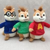 ราคา 3 ชิ้น 20 ซม.Alvin และ Chipmunks ฮาโลวีนของเล่นตุ๊กตา Kawaii Fluffy Chipmunks ตุ๊กตาสัตว์วันเกิดคริสต์มาสของขวัญ (29365571238)