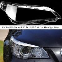 ราคา สําหรับ BMW 5 Series E60 E61 525i 530i ไฟหน้ารถเลนส์ Clear ด้านข้างไฟหน้า Shell Housing 2004-2010 63127165570อะไหล่รถยนต์ ของแต่งรถ (54805359155)