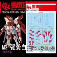 ราคา XUEYAN MODEL DECAL - MG83 REFLECTIVE WATER DECAL สําหรับ MG 1/100 STRIKE FREEDOM MODEL [CHINA RED ZHUQUE VER] (28394250697)