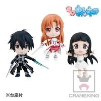 ราคา งานแท้ มือ 1 ในซีล Sword Art Online - Yui - Asuna - Kirito - Chibi Kyun-Chara set no.1 (Banpresto) Yui SAO (18422454499)