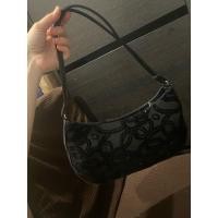 ราคา กระเป๋าสีดำกำมะหยี่สวยๆ มือ 2 (29573952776)
