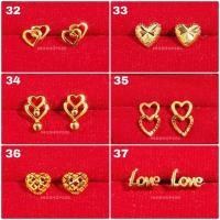 ราคา 1แถม1 ต่างหูหุ้มทองแท้ 100% ต่างหูทอง ต่างหูหุ้มทอง ต่างหูทองหุ้ม ต่างหูน่ารัก ตุ้มหูทอง ตุ้มหูทองแท้ ต่างหูแฟชั่น (7579065612)