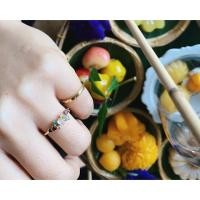 ราคา แหวนนพเก้าตามตำรา ทองแท้18K (2120986333)