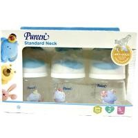 ราคา Pureen เพียวรีน ขวดนมคอแคบ ขวดนมเด็กแรกเกิด ลายช้าง2ออนซ์ คอแคบ แพ็ค3ขวด มาพร้อมจุกไซส์ S (23504809270)