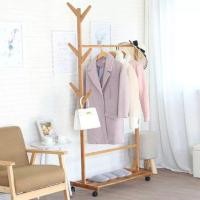 ราคา ที่แขวนผ้าไม้ ราวแขวนผ้าไม้ แขวนหมวก สไตล์วินเทจ (2706482937)