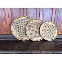 ราคา ตะแกรงตากปลา สานจากผิวไม้ไผ่ ตากปลาตากเนื้อจะไม่ติดผิวไม้ ล้างทำความสะอาดง่าย แข็งทน (26906126216)