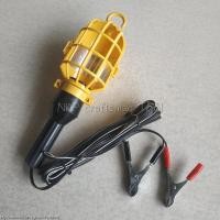ราคา โคมไฟแขวน โคมไฟส่องซ่อมรถแบบแขวนได้สายยาว5ม.มีสวิตช์​เปิด-ปิด 12v ขั้ว E-27 พร้อมก้ามปูคีบแบตเตอรี่ (โคมไฟซ่อมรถ) (10472812090)