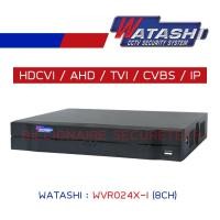ราคา WATASHI เครื่องบันทึกวงจรปิดระบบ HD 8CH 2MP WVR024X-I ,บันทึกความละเอียด 1 ล้านพิกเซล BILLIONAIRE SECURETECH (19211520564)