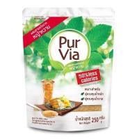 ราคา เพอร์เวีย สติเวีย เบลนด์ ขนาด 250กรัม ผสมสารสกัดจากหญ้าหวาน วัตถุให้ความหวานแทนน้ำตาล 50%Less Calories PURVIA (13760074571)