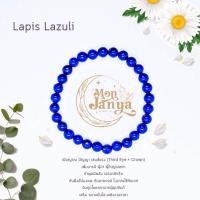 ราคา 27. “Lapis Lazuli (ลาพิส ลาซูลี่) ” กำไลหินมงคล หินขนาด 6 mm สร้อยข้อมือ กำไลหิน Monjanya (มนต์จันทร์ญา) (50304125756)