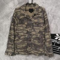 ราคา ผ้ามือสอง​ แจ็คเก็ตยีนส์ลายทหาร (25901012808)