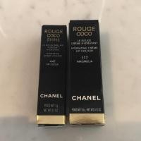 ราคา CHANEL rouge coco #117 Magnolia/ rouge coco shine #447 en vogue ลิปสติกชาแนล (1547672500)
