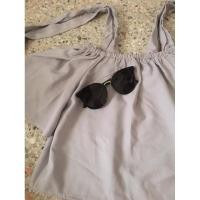 ราคา เสื้อปาดไหล่ ผูกโบว์ที่แขน (23471433391)