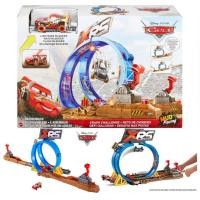 ราคา ชุดรางรถ Disney Pixar Cars XRS Mud Racing Crash Challenge Playset ลิขสิทธิ์แท้ + แถมฟรี รถ1คัน LIGHTNING McQUEEN GBJ36 # (14297385669)