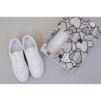 ราคา รองเท้าผ้าใบหนังแกะแท้ COAT OVER (1249865897)