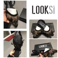 ราคา ของใหม่ รองเท้า Looksi Dark Feather หัวแหลม (2505027194)