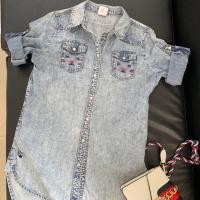 ราคา เสื้อเชิ้ตยีนส์แฟชั่น (2317133474)