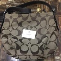 ราคา Used COACH F15067 24CM signature duffle (902073612)