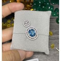 ราคา ชุดเพทายฟ้า แหวน-จี้ พลอยแท้ (9589551384)