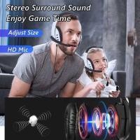 ราคา Ps4 【Dt】Hot Ps5 Headset Gamer Laptop Stereo Bass Headphones With Microphone Phone Tablet Kids Adu (27500080820)