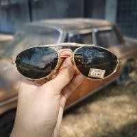 ราคา แว่นกันแดด แว่นตาวินเทจ เก่าเก็บยุค 90S Best Retro แว่นทรงนักบิน กรอบสีทอง เลนส์สีดำ ขาแว่นสวยงาม วินเทจแท้ หายาก (9722575201)