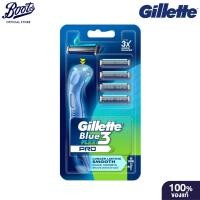 ราคา Gillette Blue 3 Flexi Pro 6Up ยิลเลตต์ บลู 3 เฟล็กซี่ โปร 6 ชิ้น (47557032501)