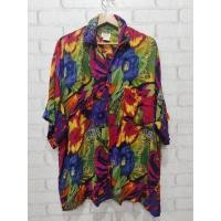 ราคา เสื้อเชิ้ตวินเทจลายดอก Esprit แท้ อก free ยาว 30" (43277474293)