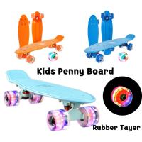 ราคา !!! Penny Banana Board สเก็ตบอร์ด 22 นิ้ว PU ล้อแสงเด็กผู้ใหญ่ Papan Luncur 22 Inci Roda PU Lampu (56703524551)