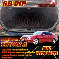 ราคา Benz W208 Coupe 1997-2003 Trunk A (เฉพาะท้ายรถ A) ถาดท้ายรถ W208 CLK200 CLK230 CLK320 พรม6D VIP The Best One (23734909969)