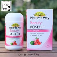 ราคา สารสกัดผลกุหลาบป่าและคอลลาเจน Nature's Way Beauty Rosehip + Collagen 60 เม็ด (5034627868)