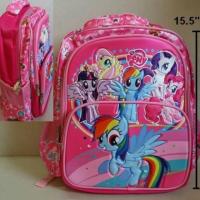 ราคา เป้ ม้าน้อย โพนี่ (My Little Pony) ลายเส้นด้านหน้า เป็นร่องลึกลงไปค่ะ ขนาด 12x15.5x4นิ้ว (1228968930)