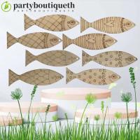 ราคา PART 40PCS ไม้ Fish Cutouts, เปล่ายังไม่เสร็จทาสีเครื่องประดับปลา, เด็กวาดของเล่นสัตว์ทะเลแกะสลัก DIY หัตถกรรมรูปปลาไม้ Slice Party Decor (57655824820)