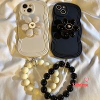 ราคา Shiny Pearl ดอกไม้ผู้ถือสําหรับ Samsung Galaxy A21S A22 4G A23 A24 A32 A33 A34 M22 M62 F62 M32 F41 M21S M23 F23 4G 5G หัวใจ Soft Wave กรณี + สร้อยข้อมือ (19775784746)
