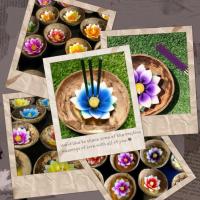 ราคา เทียนดอกไม้ เทียนลอยน้ำ เทียนกะลา ราคาส่ง 50ชิ้น ️ (22760480616)