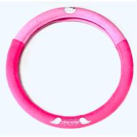 ราคา ที่หุ้มพวงมาลัย รถยนต์ ลายคิตตี้นางฟ้าแบบผ้า งานลิขสิทธิ์แท้ (27462593308)